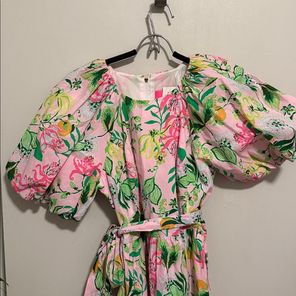 Lilly Pulitzer Knoxlie elbow-sleeve dress in the "Multi Via Amore Spritzer Sz 8 - Picture 6 of 10